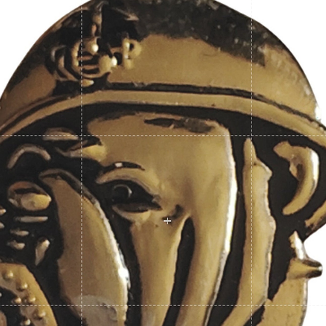 U.S.M.C. Bulldog Emblem Novelty Hat Lapel Brooch Pin, 1‑1/8"H × 7/8"W