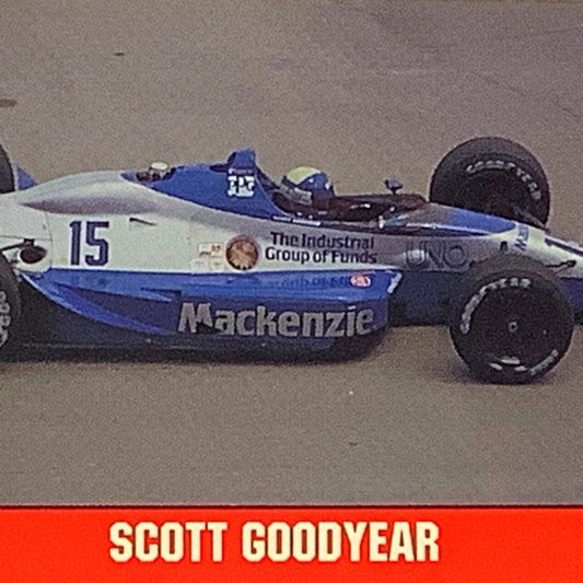 Scott Goodyear 27th Place at Indy 1991 Action, 1992 Legends of Indy Card 28, NM+