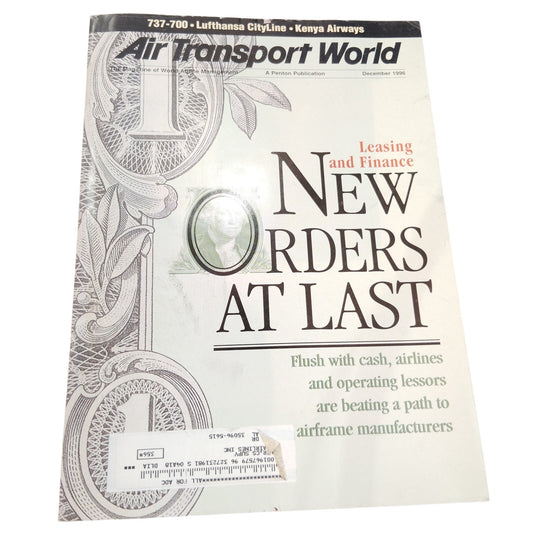 Air Transport World Magazine - December 1996 - Leasing & New Orders Issue