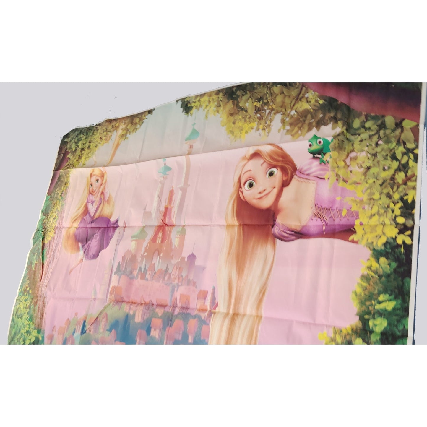 Rapunzel Tangled Birthday Backdrop 5x3 ft Princess Castle Party Banner Vinyl