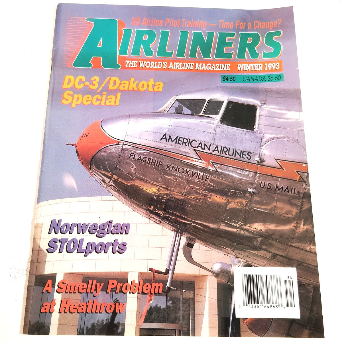 Airliners Magazine - Winter 1993 DC-3/Dakota Special - World Transport Press