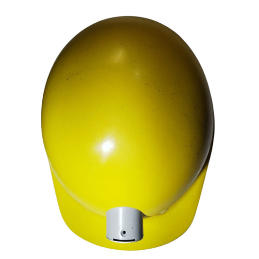 1970's Fibre-Metal Yellow Safety Headwear, ANSI Z89.1-1969 Class C w/ Universal Lamp Bracket No. L-1