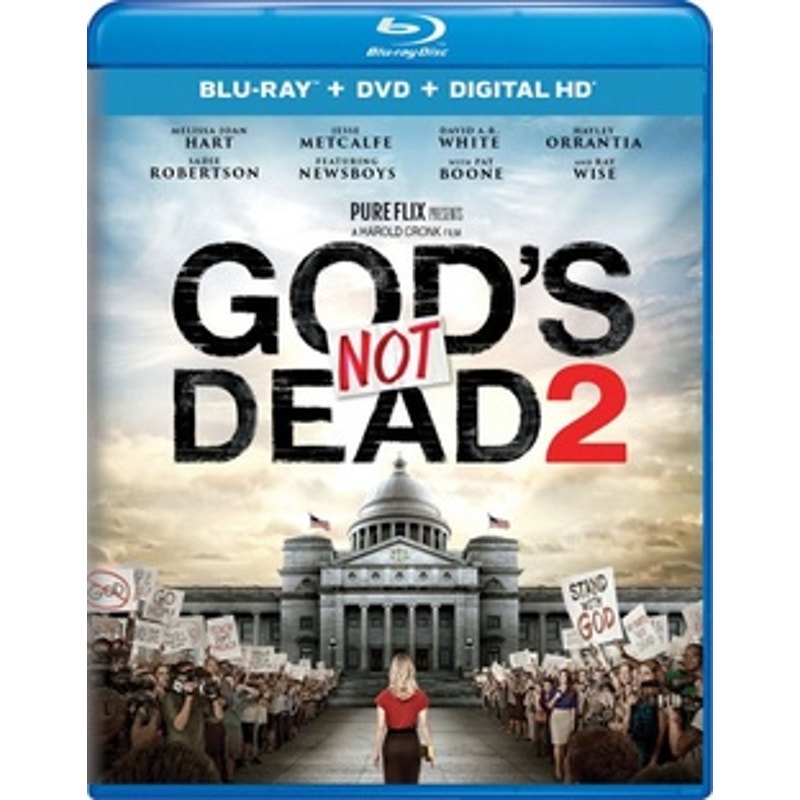 God’s Not Dead 2 Blu-ray DVD Faith-Based Drama Melissa Joan Hart J Metcalfe 2016