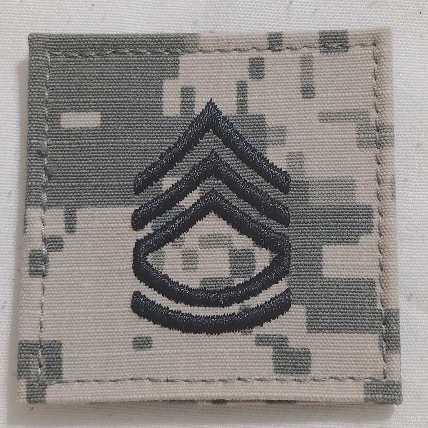 Army Sergeant First Class SFC E-7 Device Patch ACU Digital, 2"×2" Hook(-N-Loop)