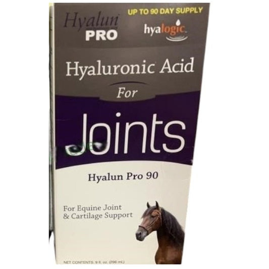 Hyalogic Hyalun PRO 90 – Equine Joint Supplement – 90 Day Supply – 30mg Pure Hyaluronic Acid (HA)