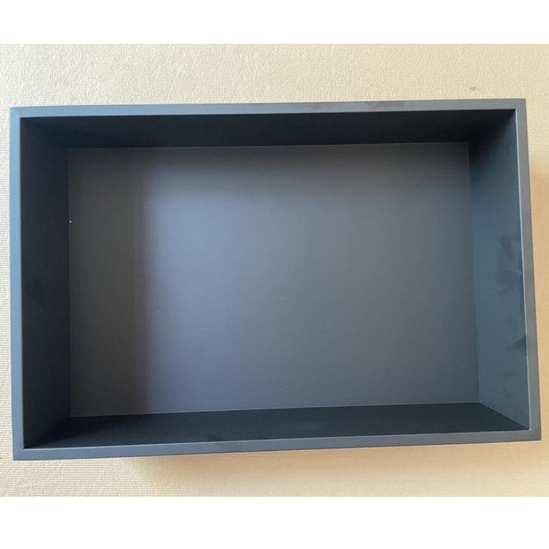 BWE Double Shower Niche – Matte Black – 8"W x 12"H x 4"D – Model A‑91132‑B