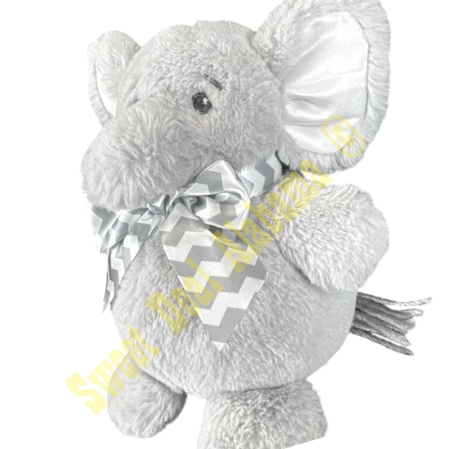 Bearington Collection Baby, "Tiny" Plush Stuffed Animal Elephant 7"
