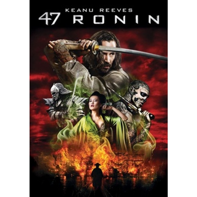 47 Ronin DVD 2013 Action Fantasy Adventure Keanu Reeves Samurai Epic Martial Art