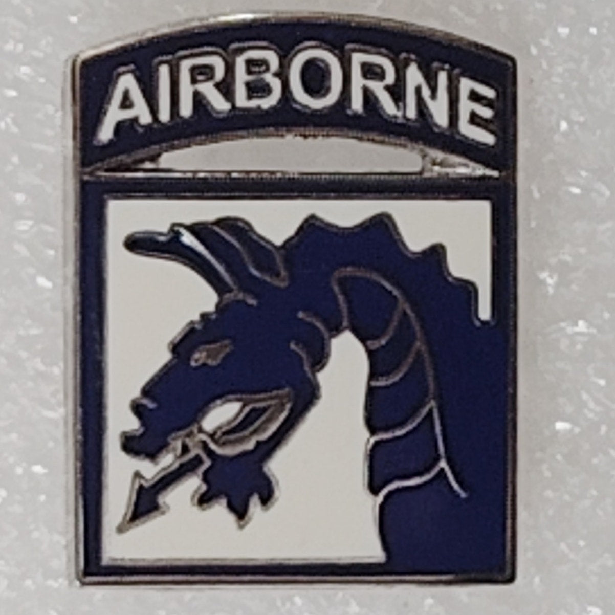 U.S. Army XVIII Airborne Corps Novelty Hat/Lapel/Brooch Pin, Enamel Metal
