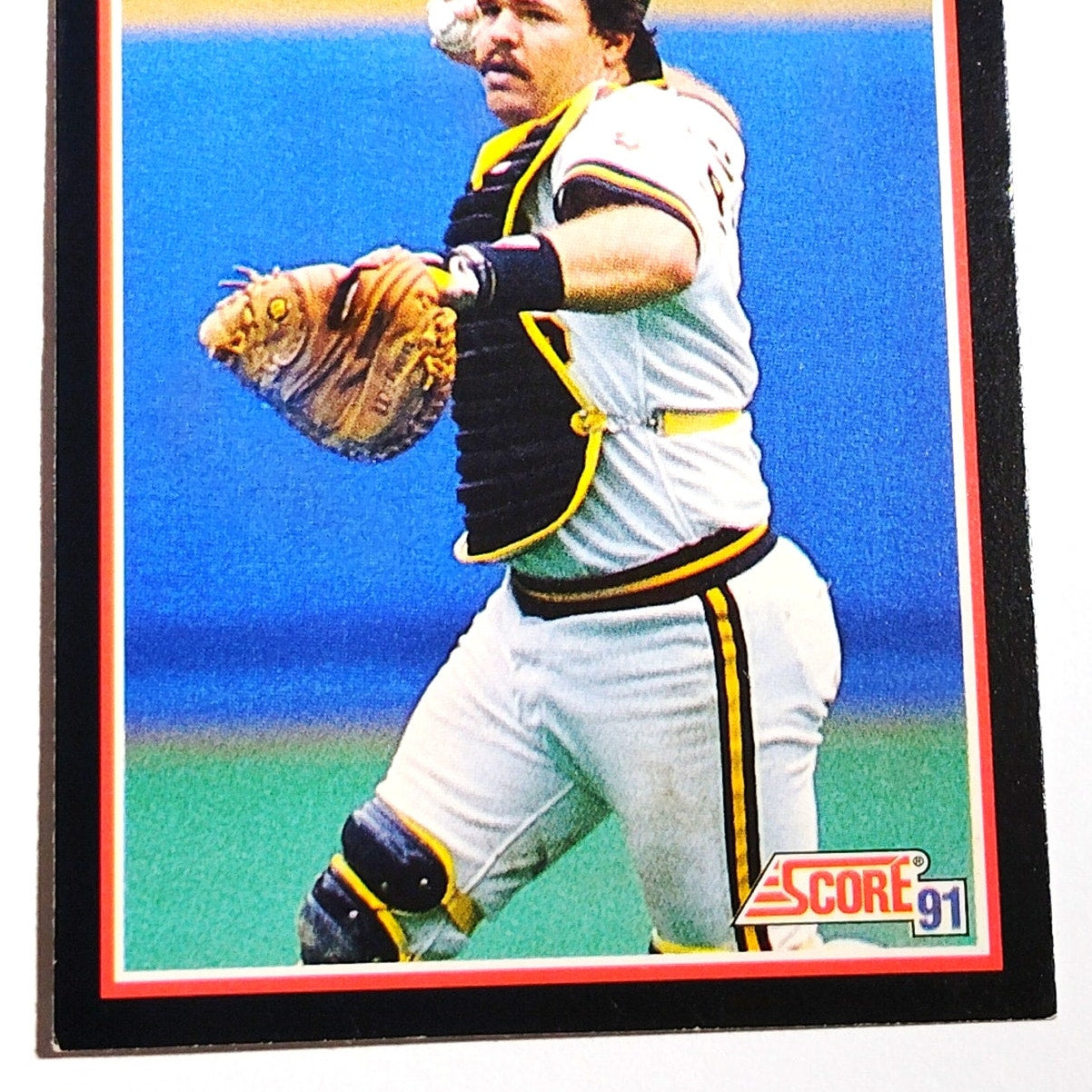 1991 Score Mike LaValliere #222 Pittsburgh Pirates Catcher MLB Baseball Card NM