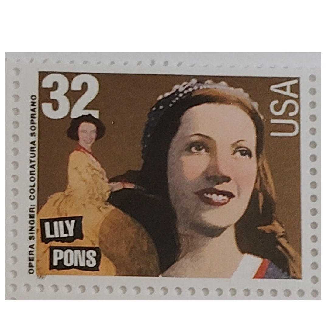Block of 8 – 1997 USA 32¢ Opera Singers MNH – Scott 3154–3157