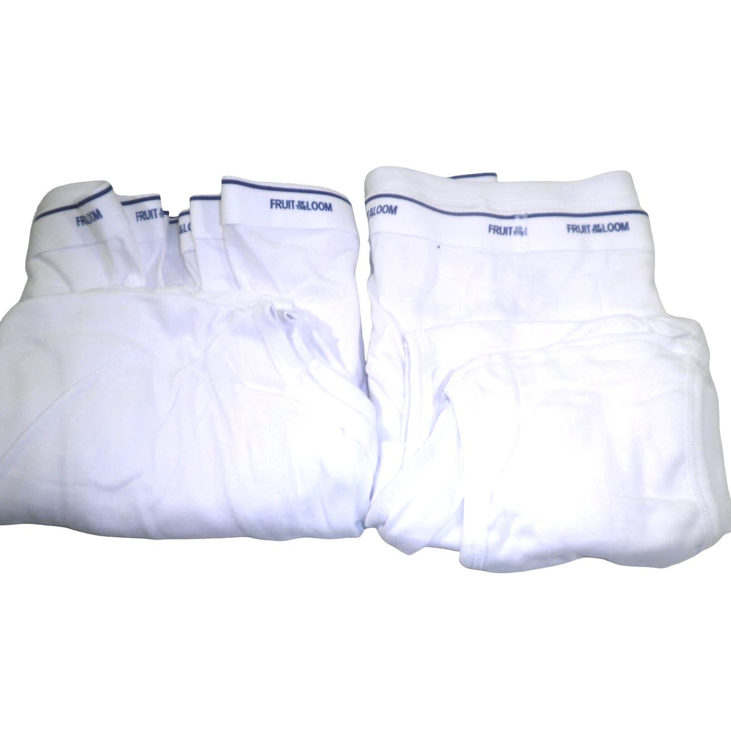 Fruit of the Loom Big Men's Tag-Free Cotton Briefs Underwear, 6 Pack White, XXL