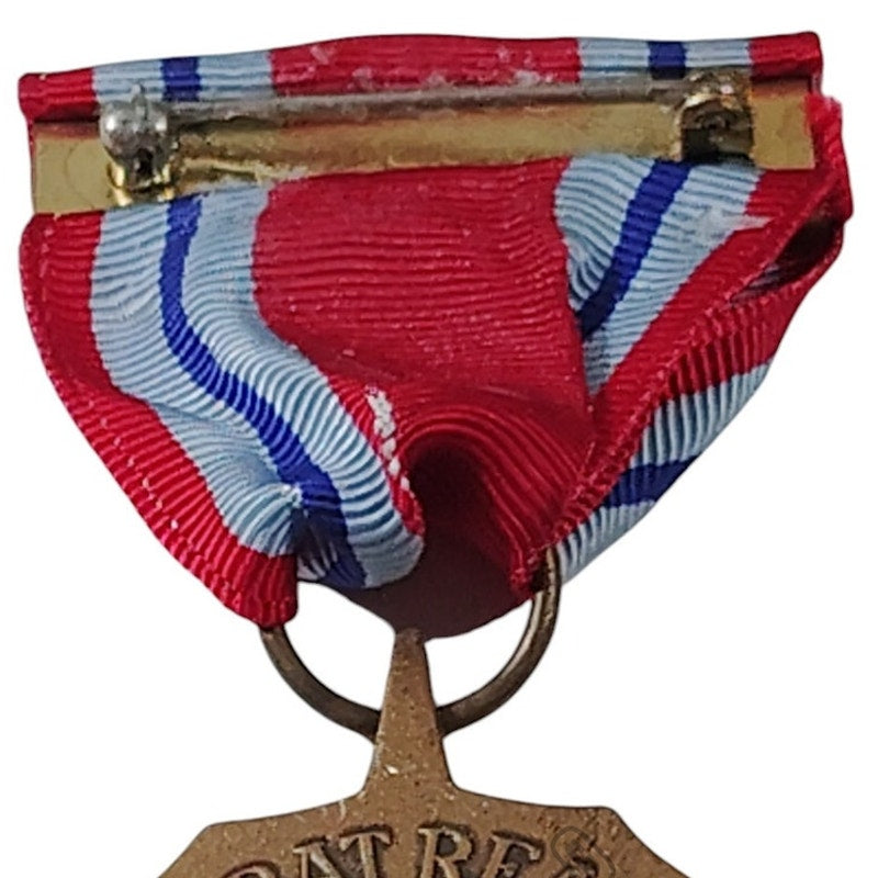 Air Force Combat Readiness Medal Pinback, 1-5/16"D x 3"H Overall