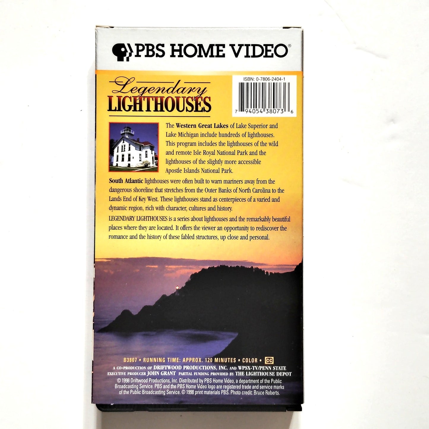 Legendary Lighthouses PBS Home Video 3‑Volume VHS Boxed Set 1998 Documentary