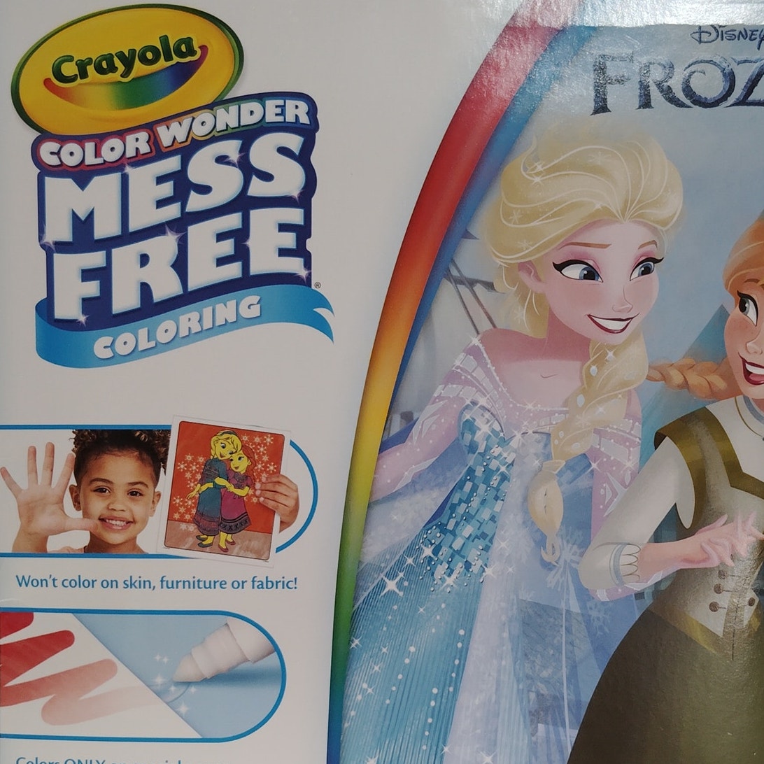 Crayola Color Wonder Disney Frozen Coloring Set – 18 Pages & 5 Markers Set