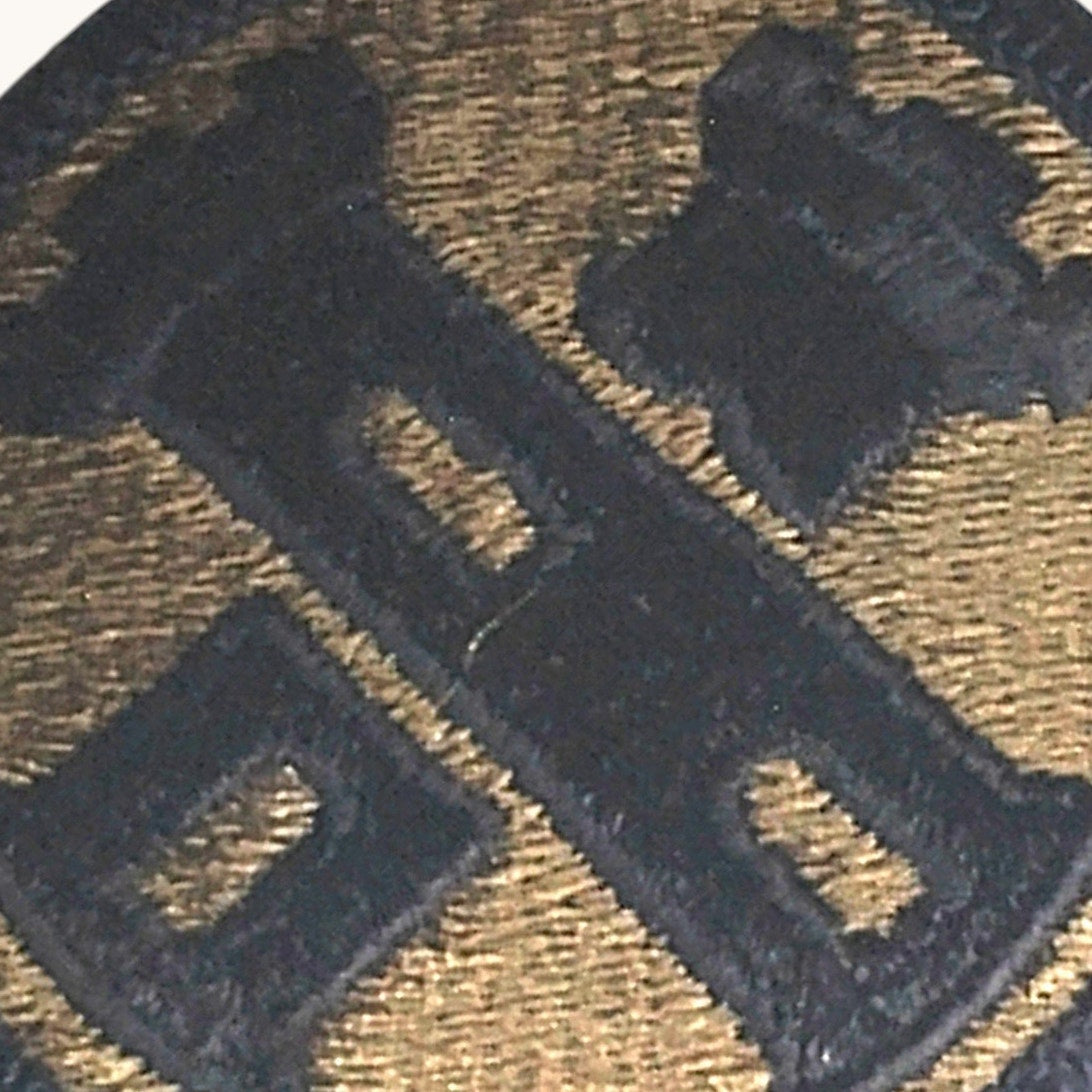 US Army 16th Engineer Brigade Subdued SSI Patch Hook Backing 2-1/4" Round