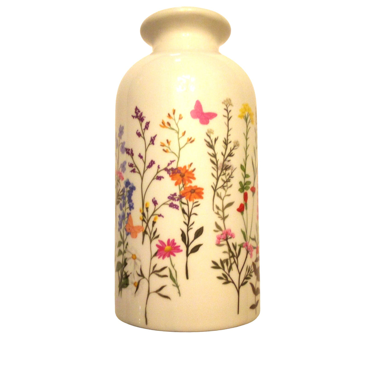 Dolly Parton Wildflower Ceramic 8" Vase Lifetime Brands Item 5338264