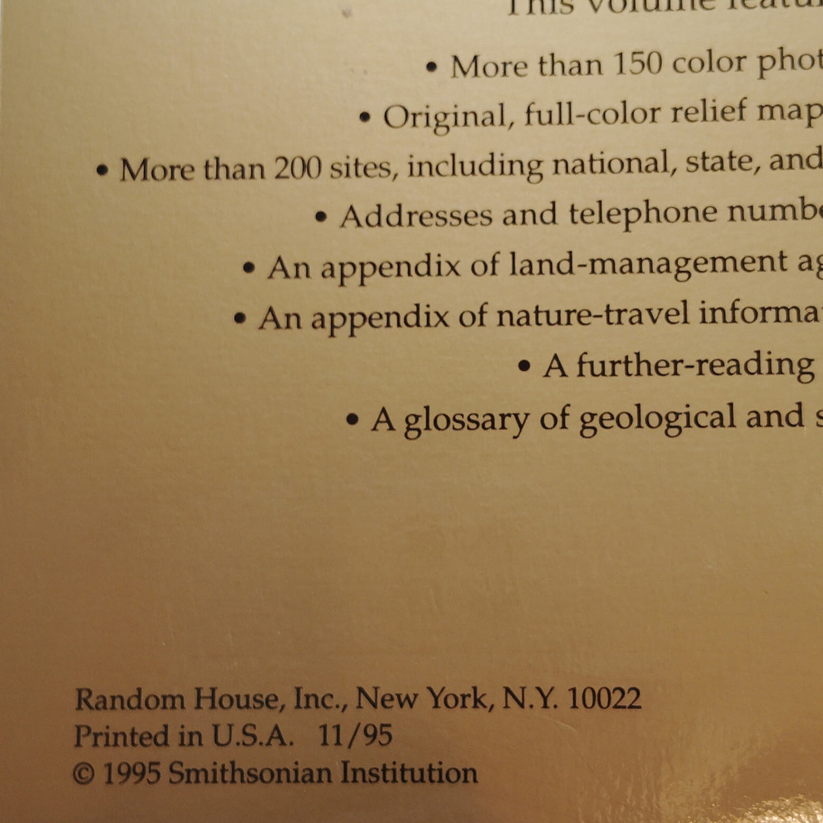Smithsonian Guides Natural America Atlantic Coast & Blue Ridge - LN 1995