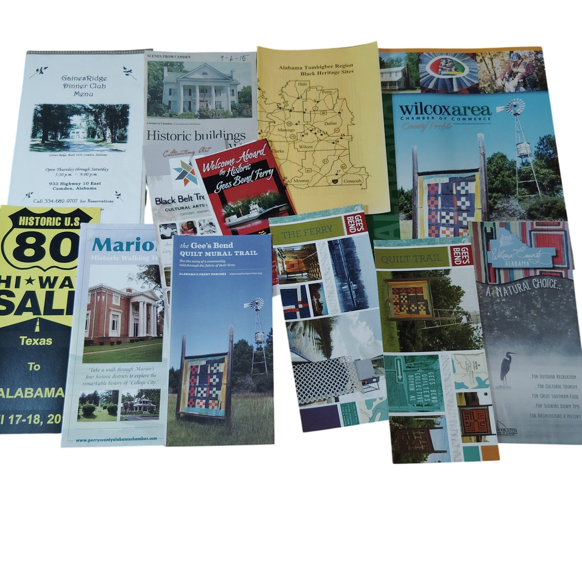 Wilcox County Alabama Travel & Heritage Ephemera Collection- Camden & Gee's Bend