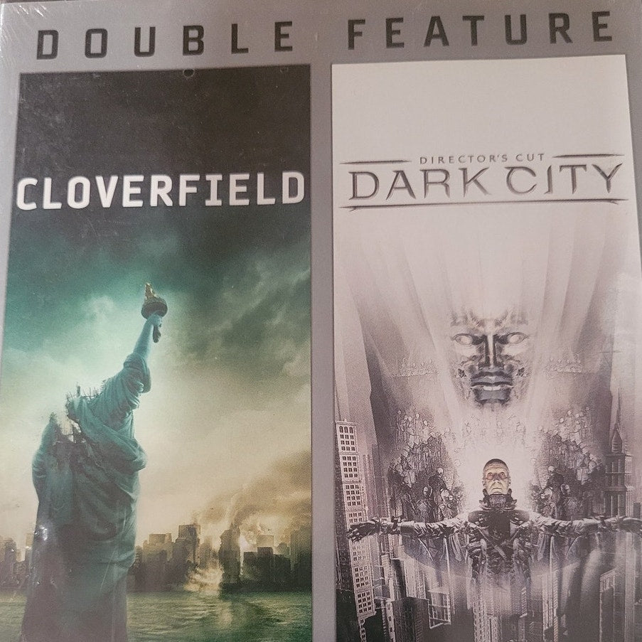 Dbl Feature: Cloverfield / Dark City Directors Cut DVD  Sci Fi Thriller Mystery