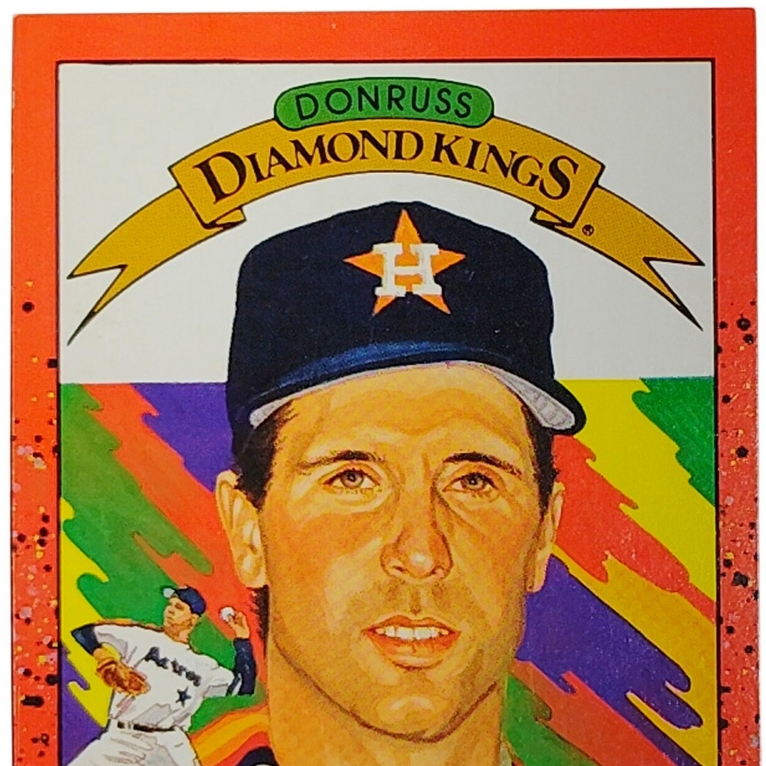 1989 Donruss Diamond Kings Jim Deshaies 7 Houston Astros Pitcher Perez Art VG/EX
