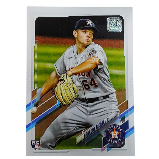 2021 Topps Brandon Bielak 193 RC Houston Astros Rookie Card Pitcher VG/EX