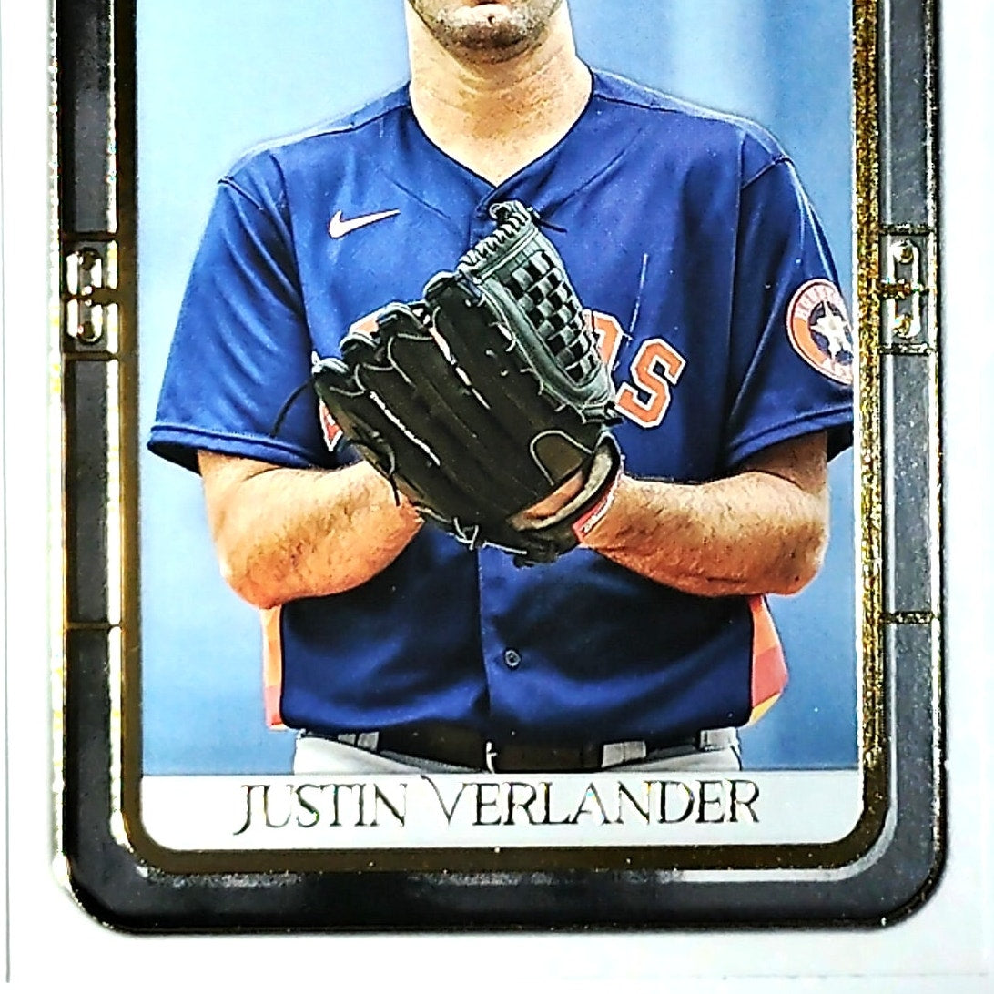 2021 Topps Gallery Justin Verlander #71 Astros Pitcher HOF Ace Cy Young VG/EX