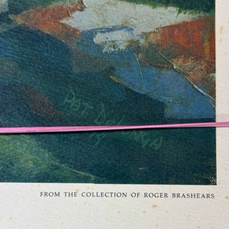 VTG Pat Daugherty “The Green Spring” Print, Roger Brashears Collection 25x17.5