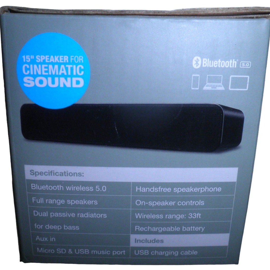 iLive 15" Portable Wireless Multimedia Speaker BT5.0 For Desktop, Tablets & More