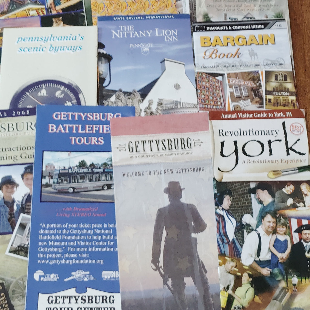 PA Travel Ephemera Collection - Maps, Guides & Brochures from PA Estates