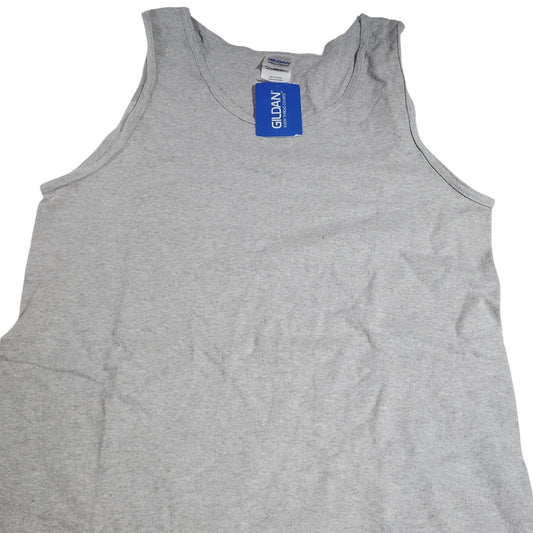 Gildan Ultra Cotton Tank – Small – Sport Gray Men’s (G2200)