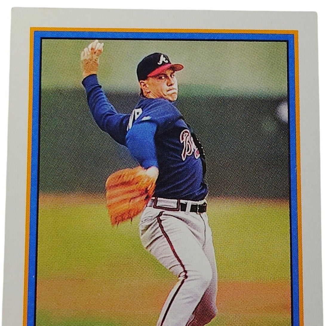 1991 Bowman Steve Avery #566 Atlanta Braves Pitcher Baseball Card NM