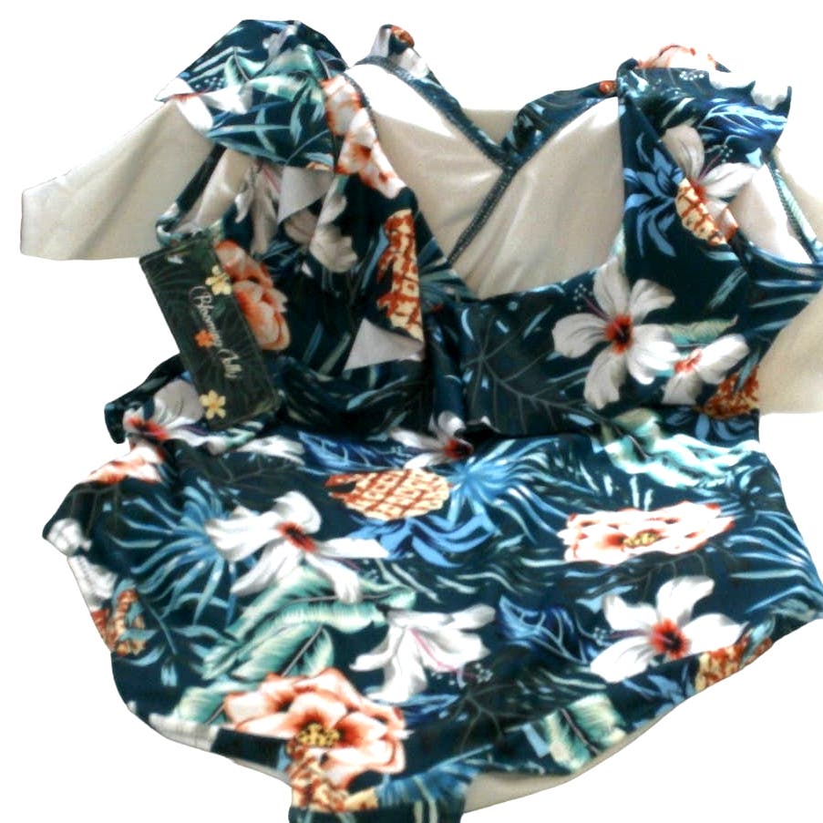 Blooming Jelly Tummy Control Slimming High Cut One Piece Floral Swimsuit , 10