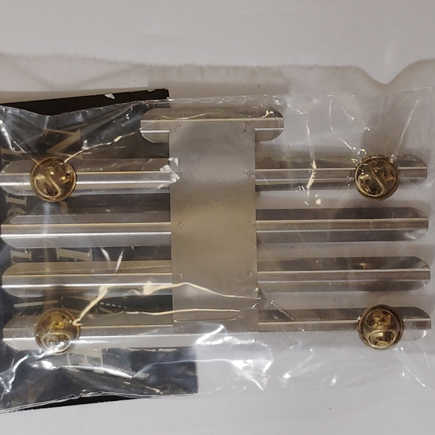 Mounting Rack Bar - 13 Ribbons 3/3/3/3/1 Centered w/ 1/8" Gap, No-Shine Insignia