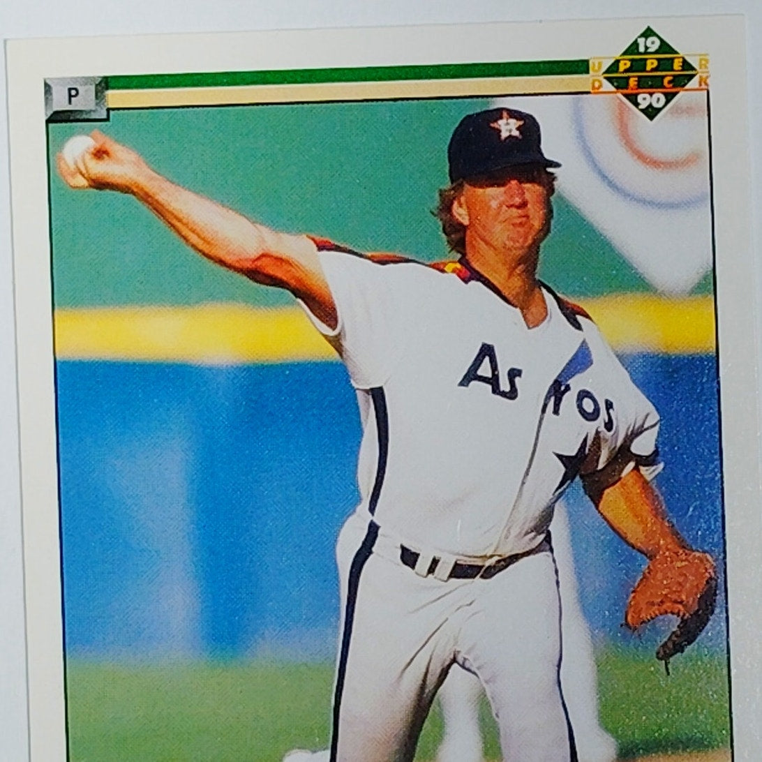 1990 Upper Deck Dave Smith #448 Houston Astros Pitcher Action Shot - VG/EX