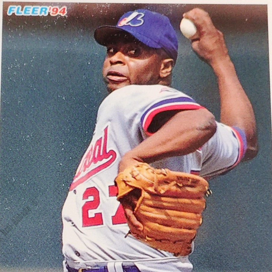 Mel Rojas, Montreal Expos, #548, 1994 Fleer Baseball Collector's Card