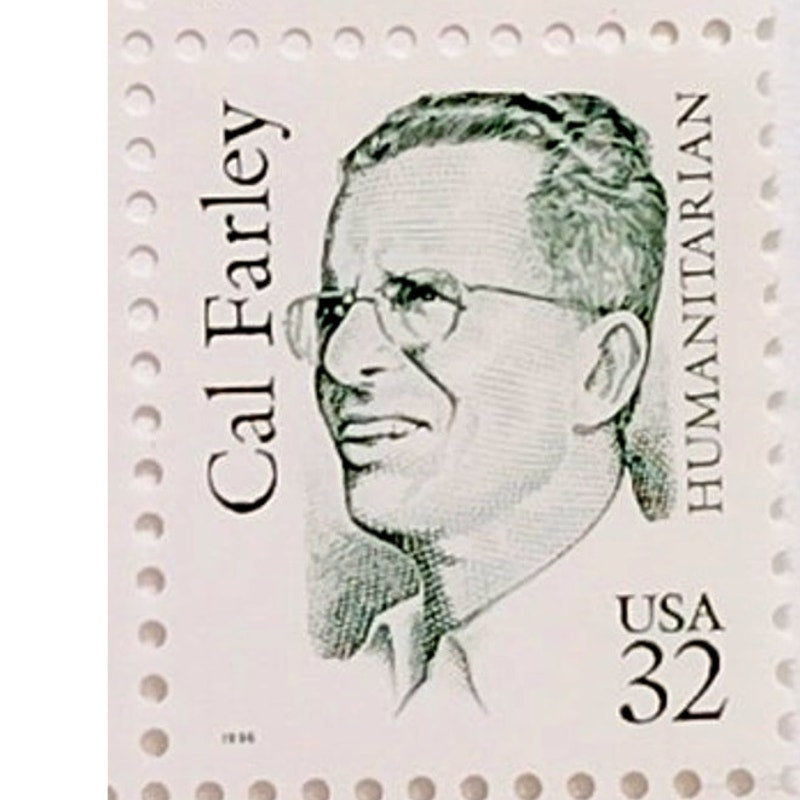 Block of 8 – 1996 USA 32¢ Cal Farley MNH Scott 2934 Great Americans