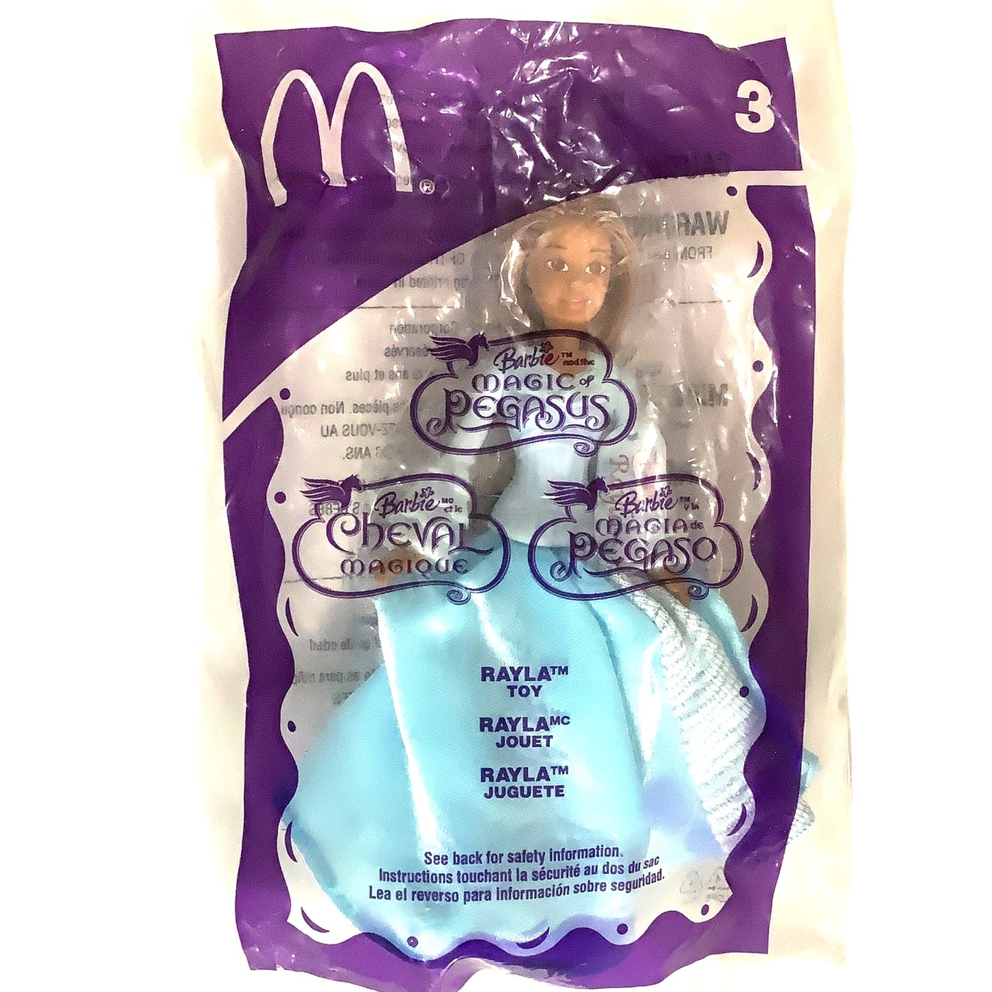 Barbie Magic of Pegasus, Rayla Collectible Figure, McDonald's Premium, NIP, 2005