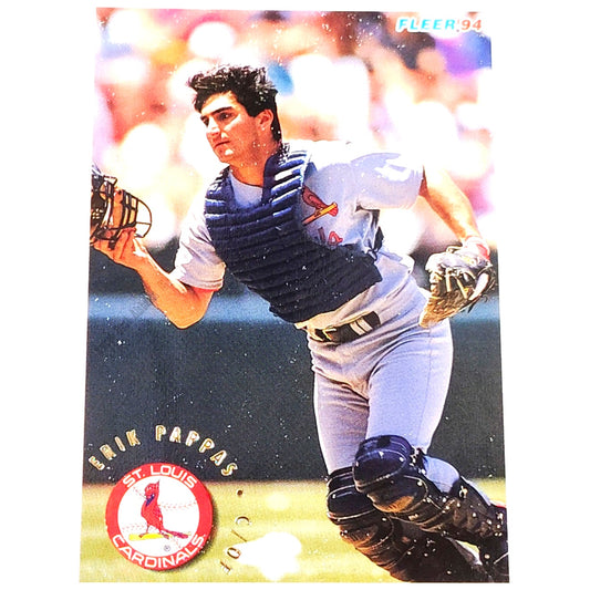 Erik Pappas, St. Louis Cardinals, #642, 1994 Fleer Baseball Collector's Card