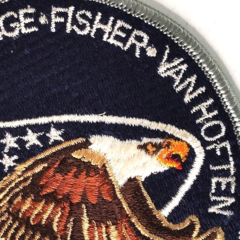 NASA STS‑51‑I Mission Patch Discovery Crew Eagle 3‑7/8" Sew‑On, Embroidered