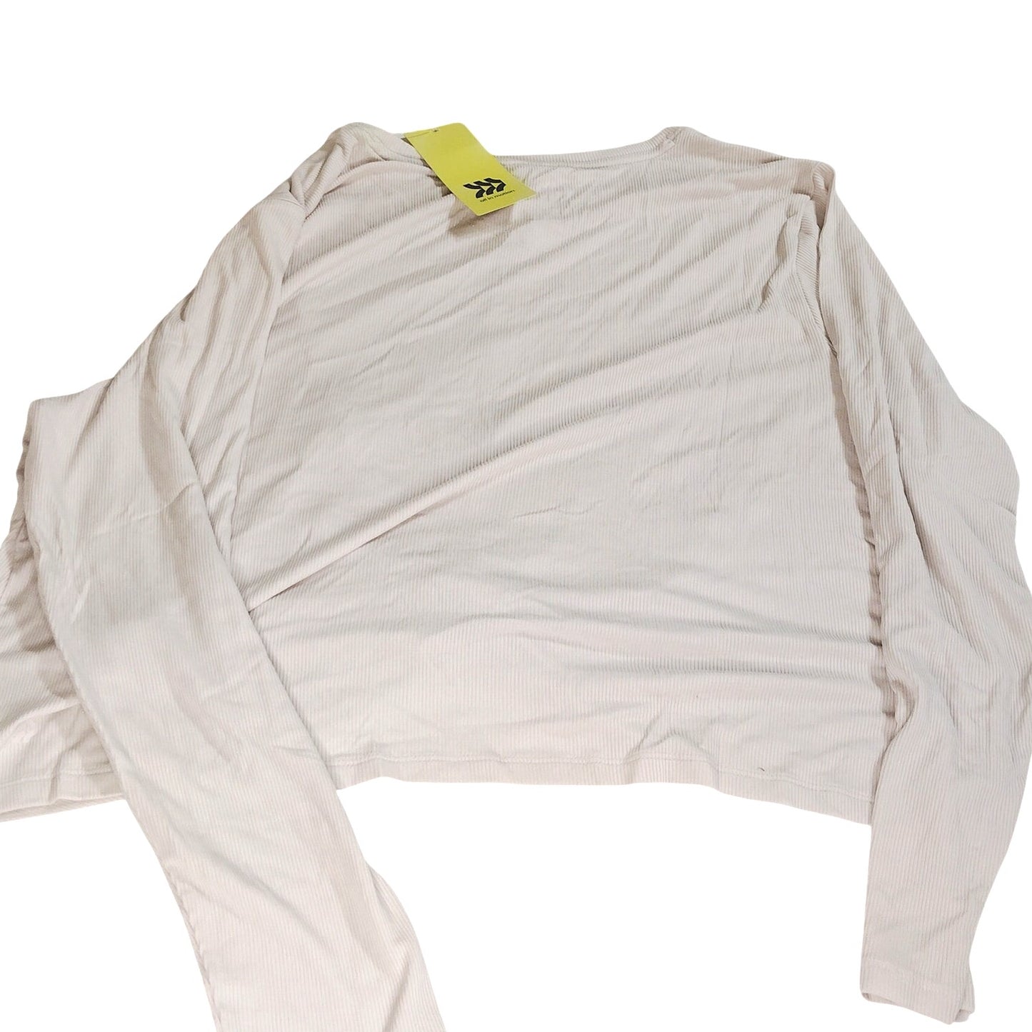 All in Motion Women’s Twist Front Long Sleeve Top Light Beige 1X