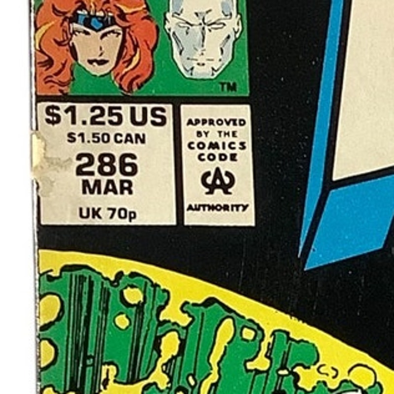 Marvel's Uncanny X-Men #286, Close Call, March 1992, VF/NM 9.0