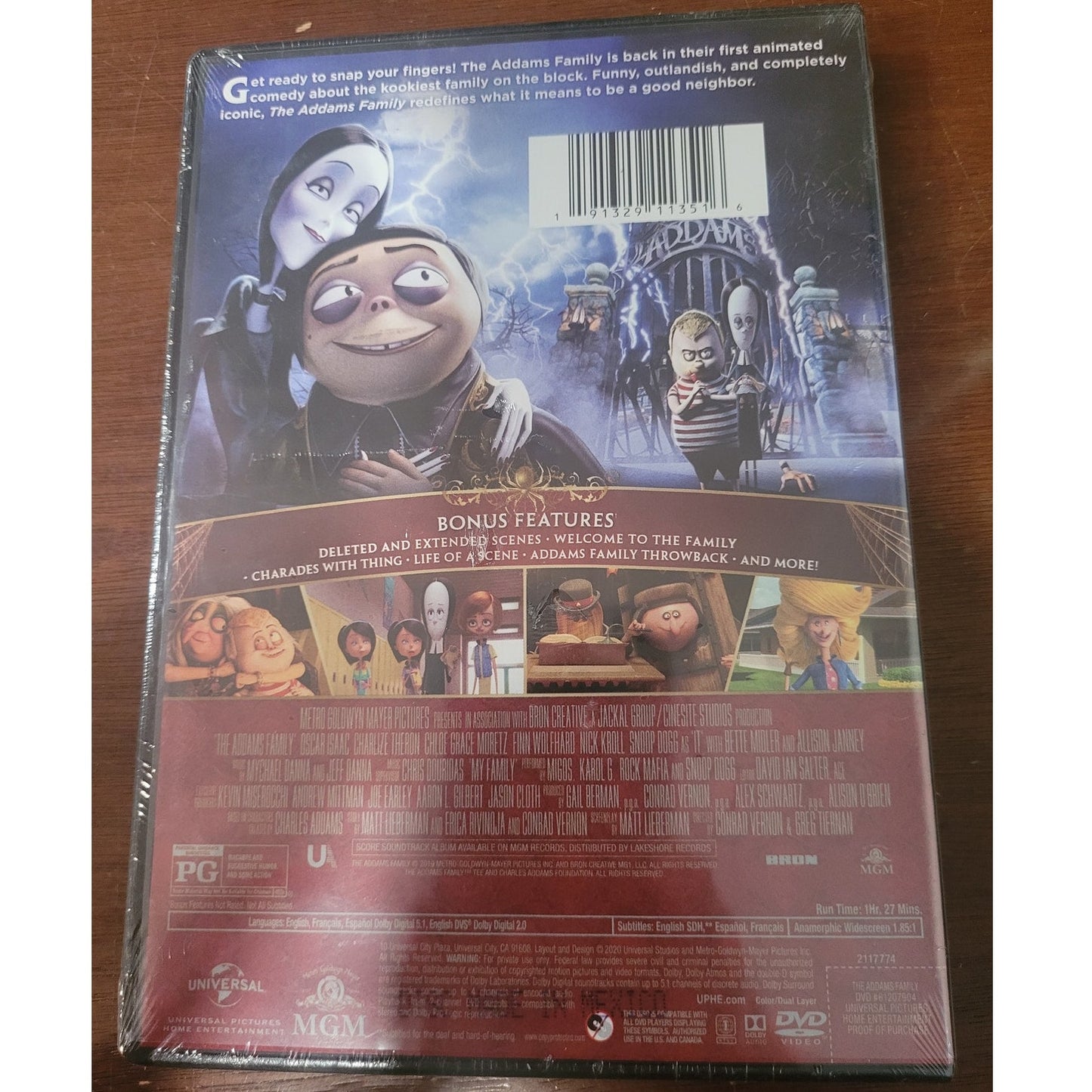 The Addams Family DVD 2019 Animated Comedy Family Oscar Isaac Charlize