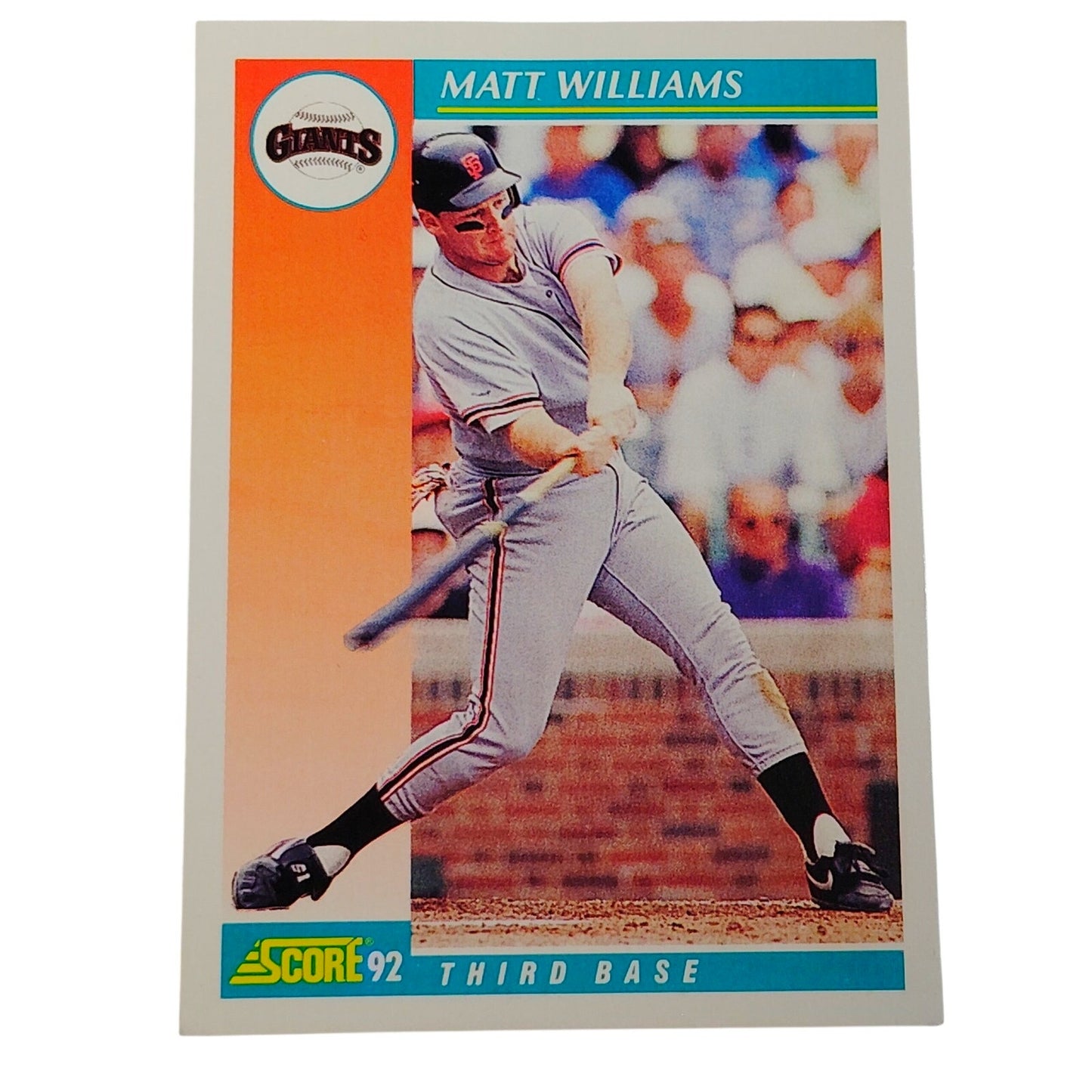 1992 Score Matt Williams #230 San Francisco Giants Third Baseman MLB Baseball NM