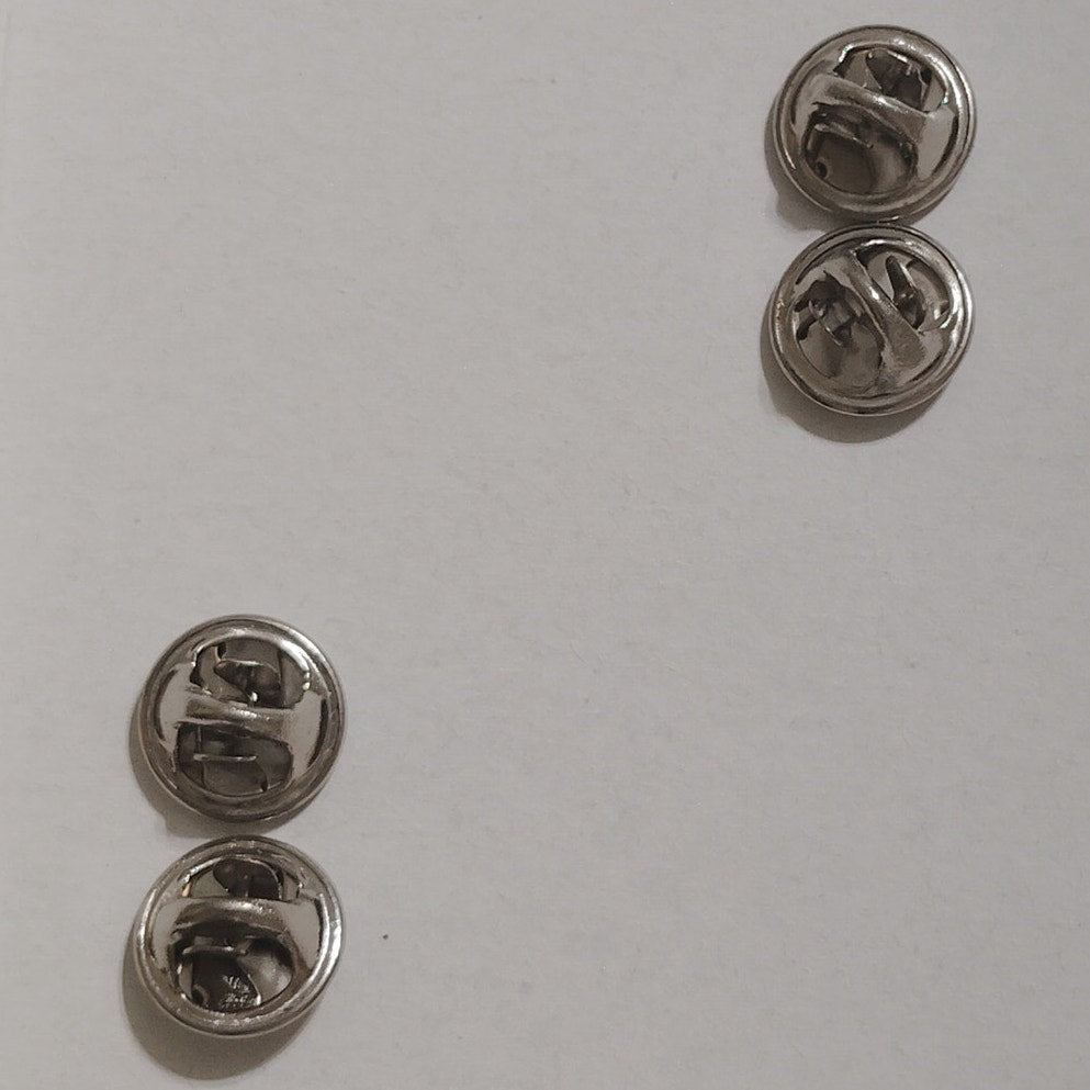 Vintage Lieutenant Rank Bars – Mini 3/4" × 1/4" – Silver Collar Device Set, 1 Pr