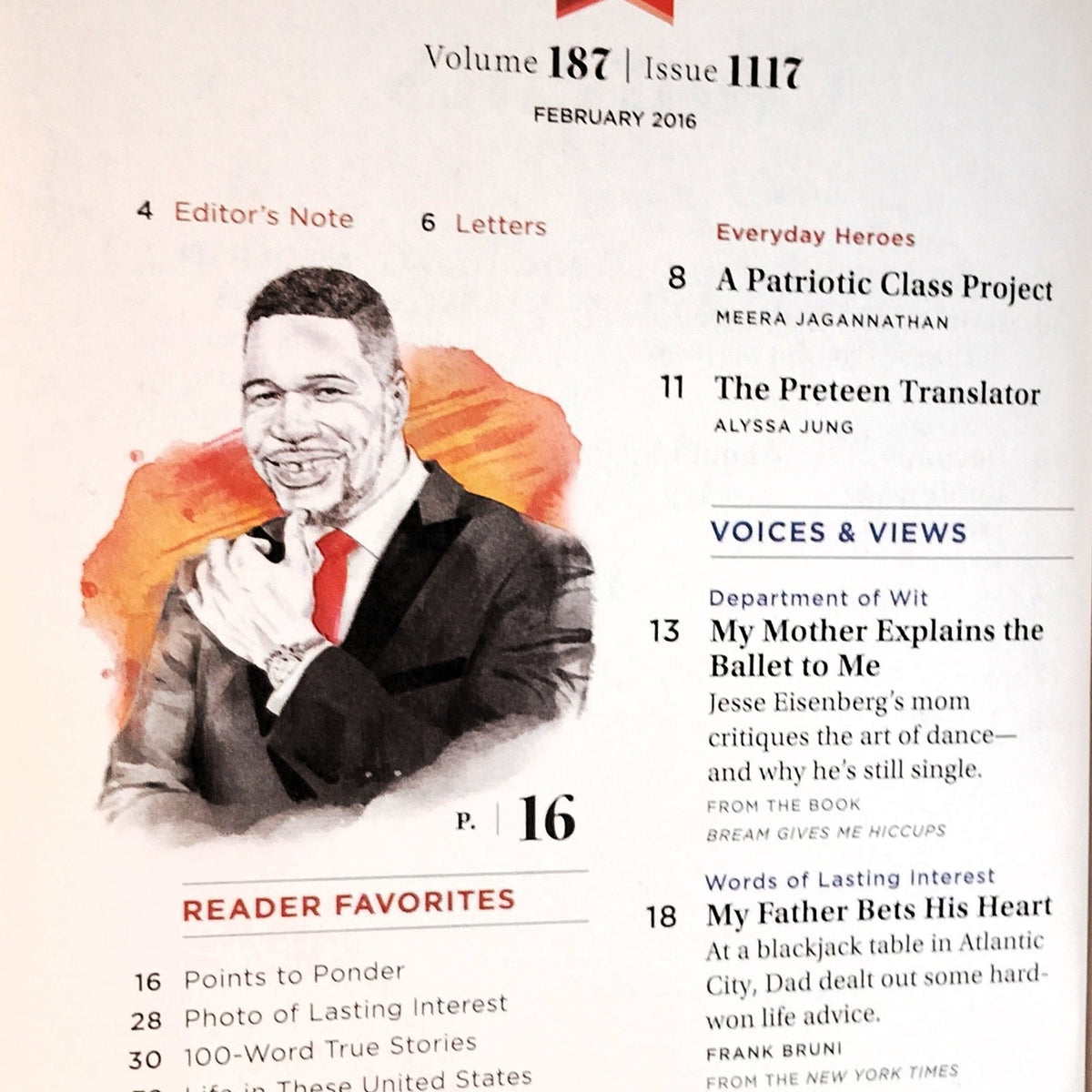 Reader's Digest February 2016 Back Issue Vol 187 No 1117 Hospital Secrets