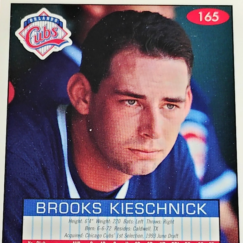 Brooks Kieschnick, Orlando Cubs, No. 165,  93-94 Fleer Excel Minor Leagues