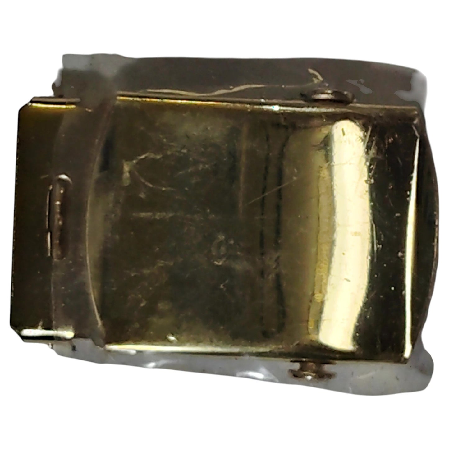 Brass Belt Buckle – 1-5/16" Fits 1-1/4" Web Belts, Unstamped, w/ Protective Film