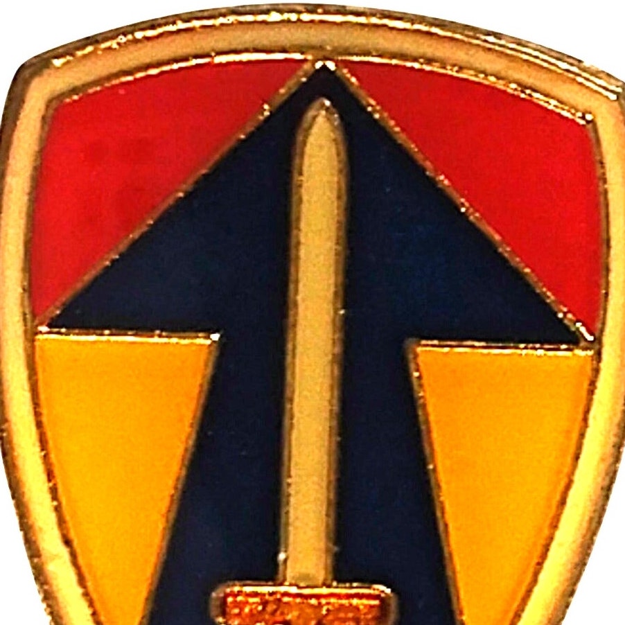 2nd (II) Field Force Vietnam Novelty Biker Jacket Hat Lapel Pin 1" × 3/4"