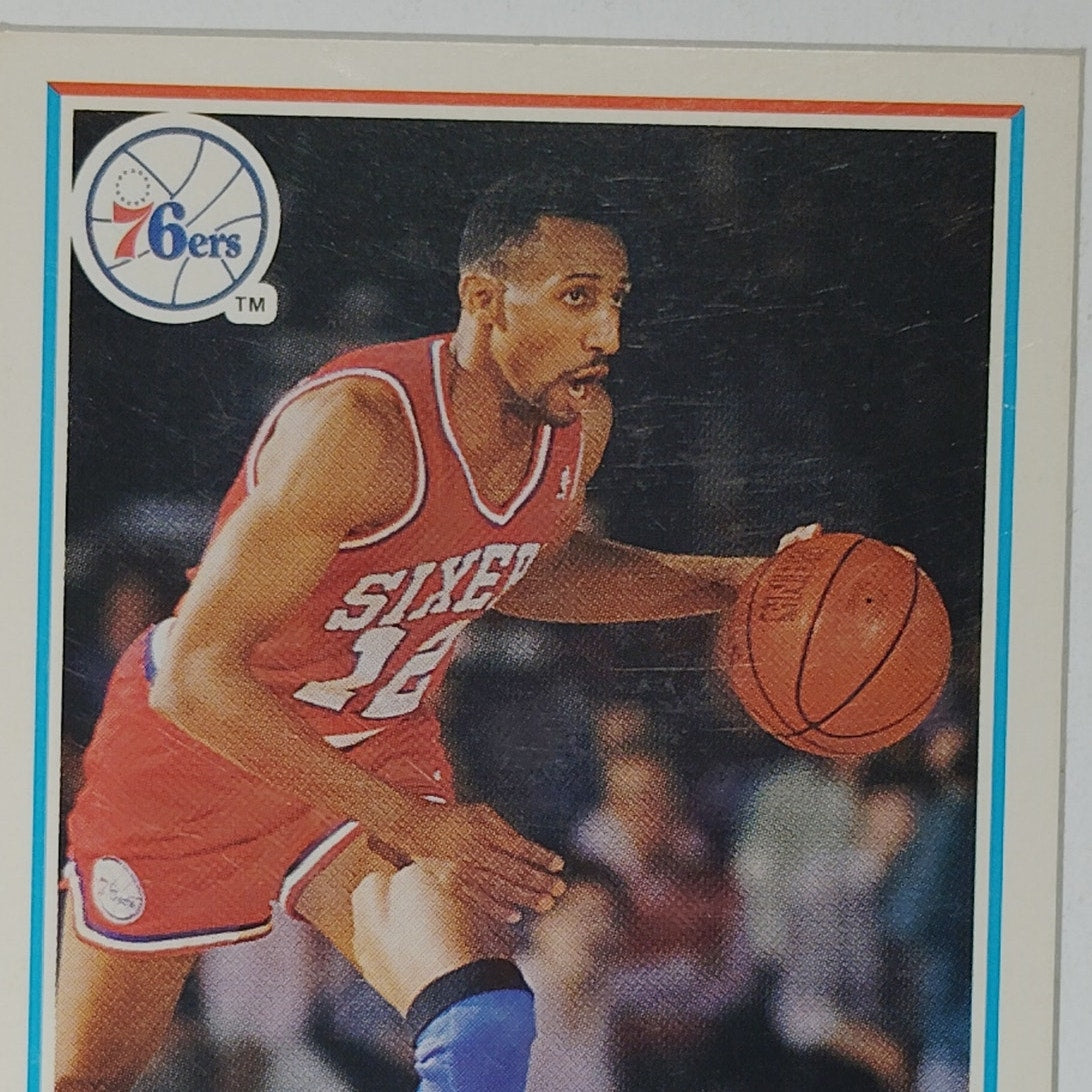 1990 Fleer Johnny Dawkins #141 – Philadelphia 76ers – Guard – NBA Card